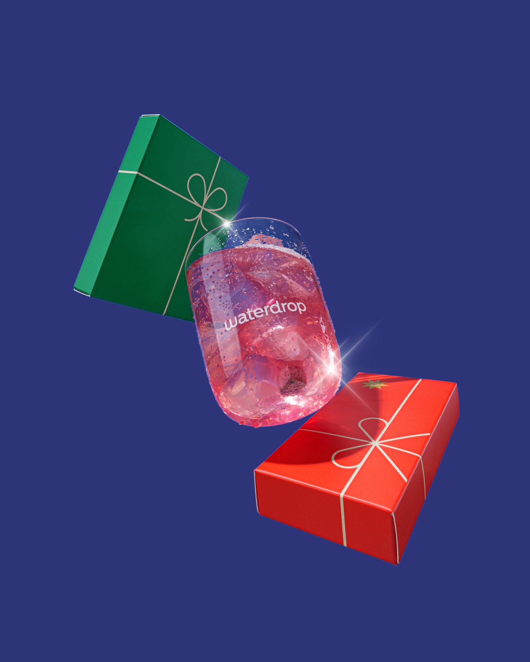 Holiday Hydration Glass Set