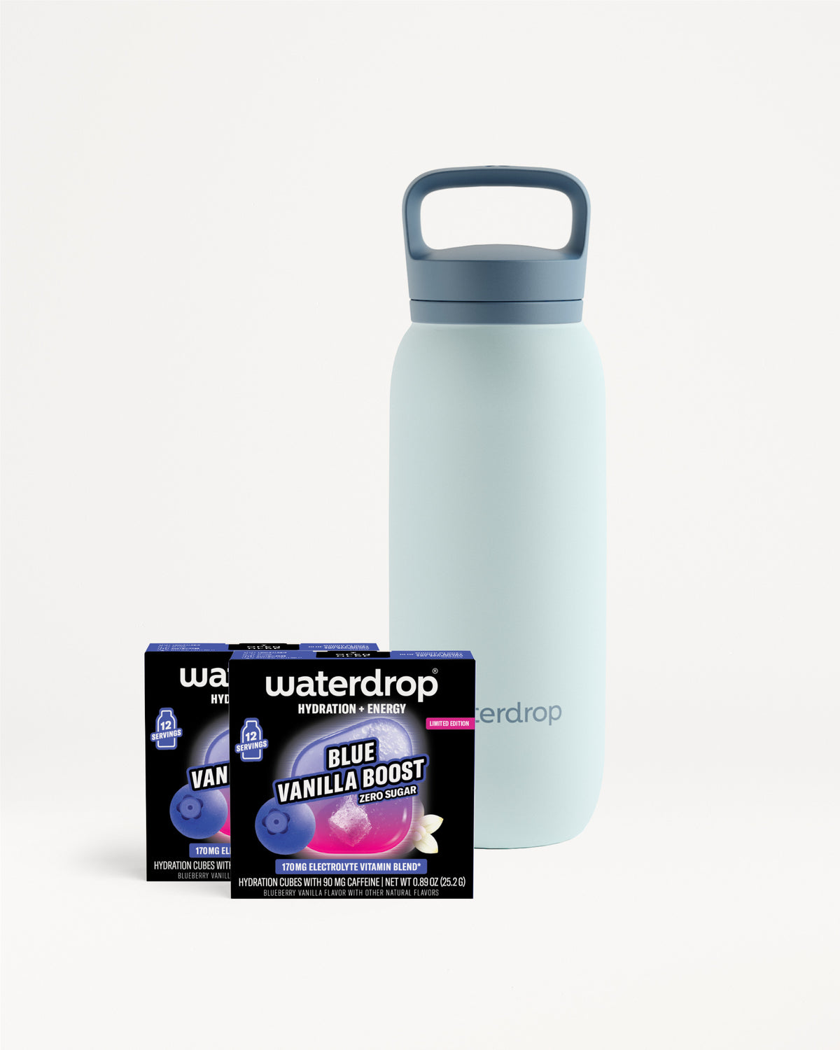 Blue Vanilla Bottle Set