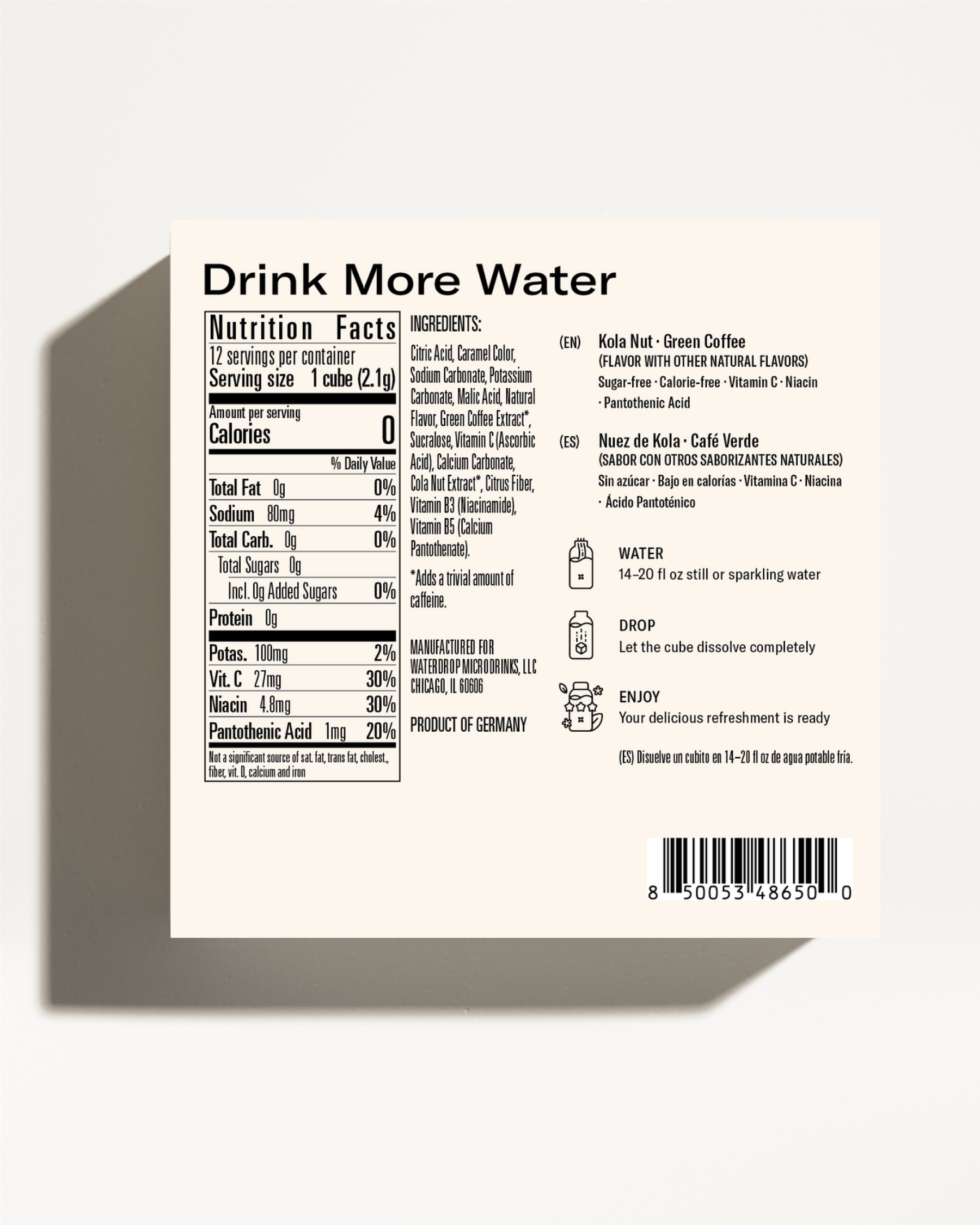 Limited Edition: COLA 12-Pack Microdrink | waterdrop®