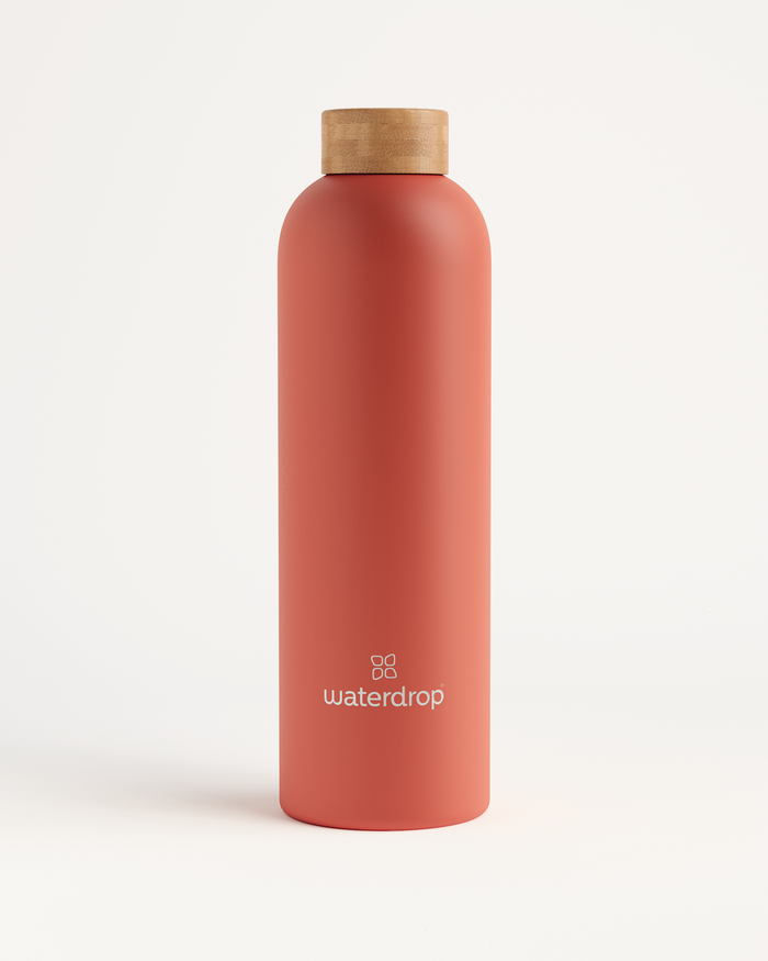 Thermo Steel Bottle · Bamboo cap