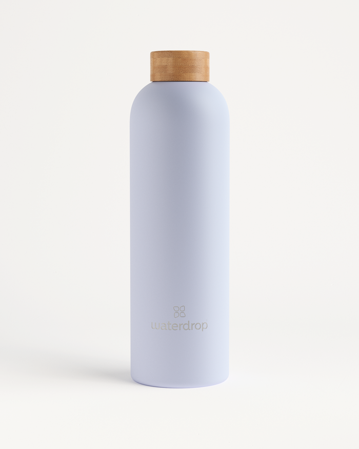 Thermo Steel Bottle · Bamboo cap