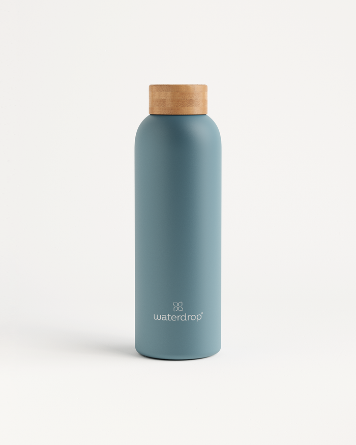 Thermo Steel Bottle · Bamboo cap