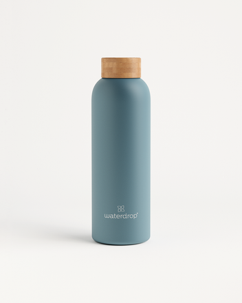 Thermo Steel Bottle · Bamboo cap
