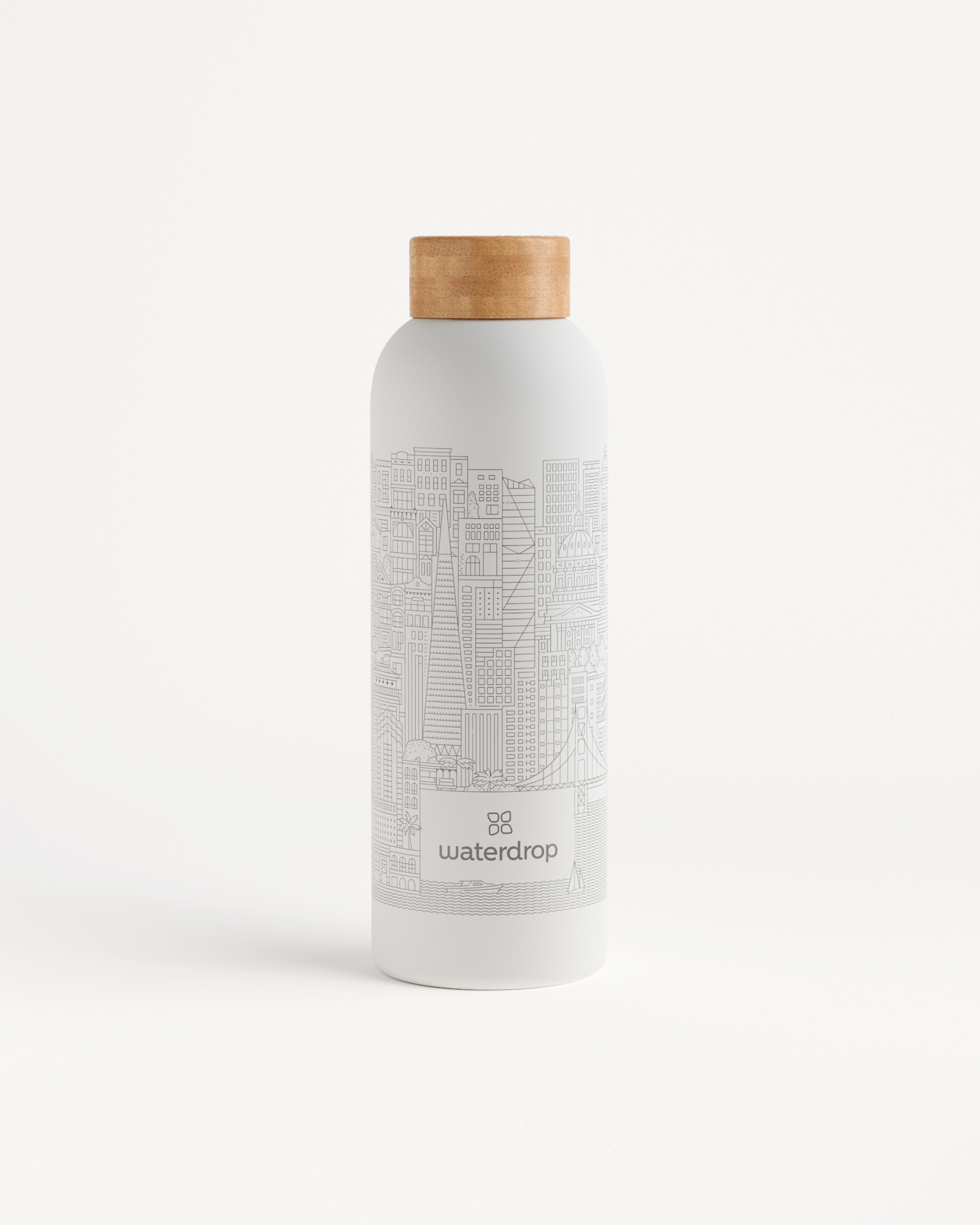 記念グッズ waterdrop THERMO STEEL BOTTLE 600ML Insulated thermo steel water bottle | waterdrop®