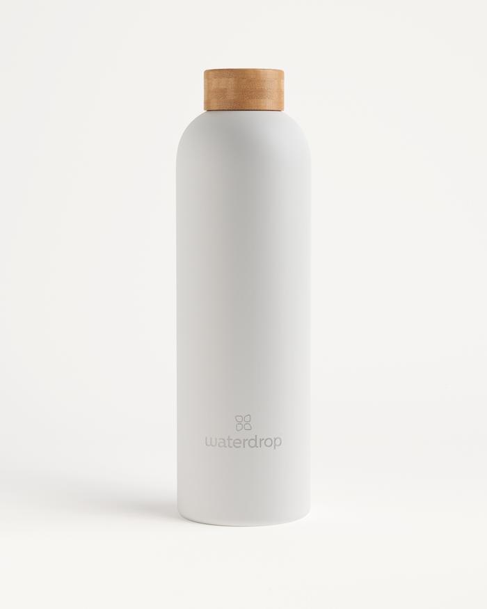 Thermo Steel Bottle · Bamboo cap