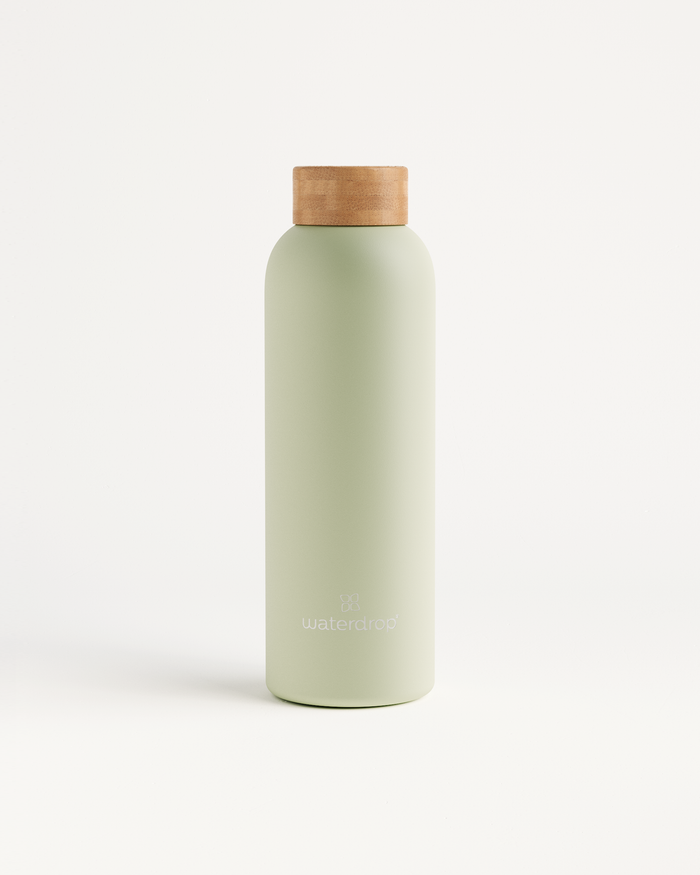 Thermo Steel Bottle · Bamboo cap