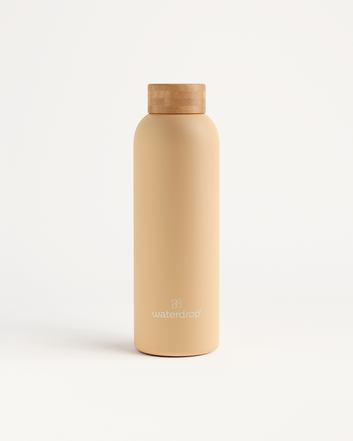 Thermo Steel Bottle · Bamboo cap