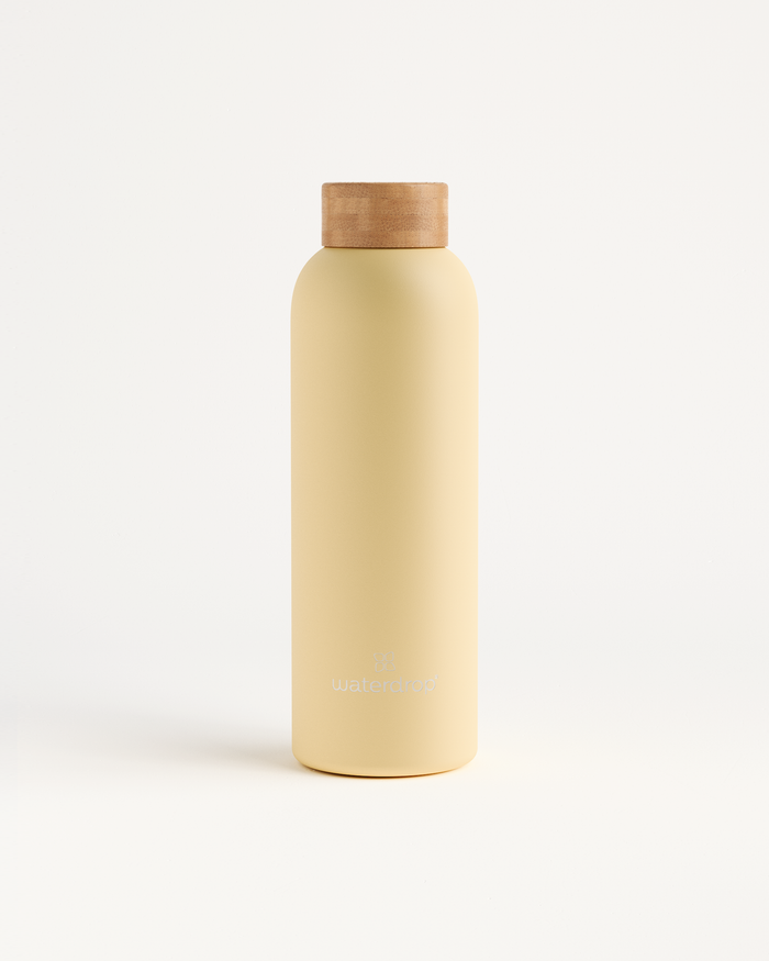 Thermo Steel Bottle · Bamboo cap