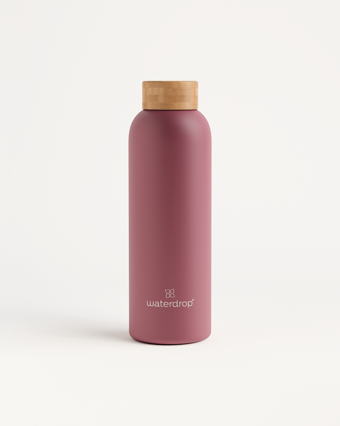 Thermo Steel Bottle · Bamboo cap