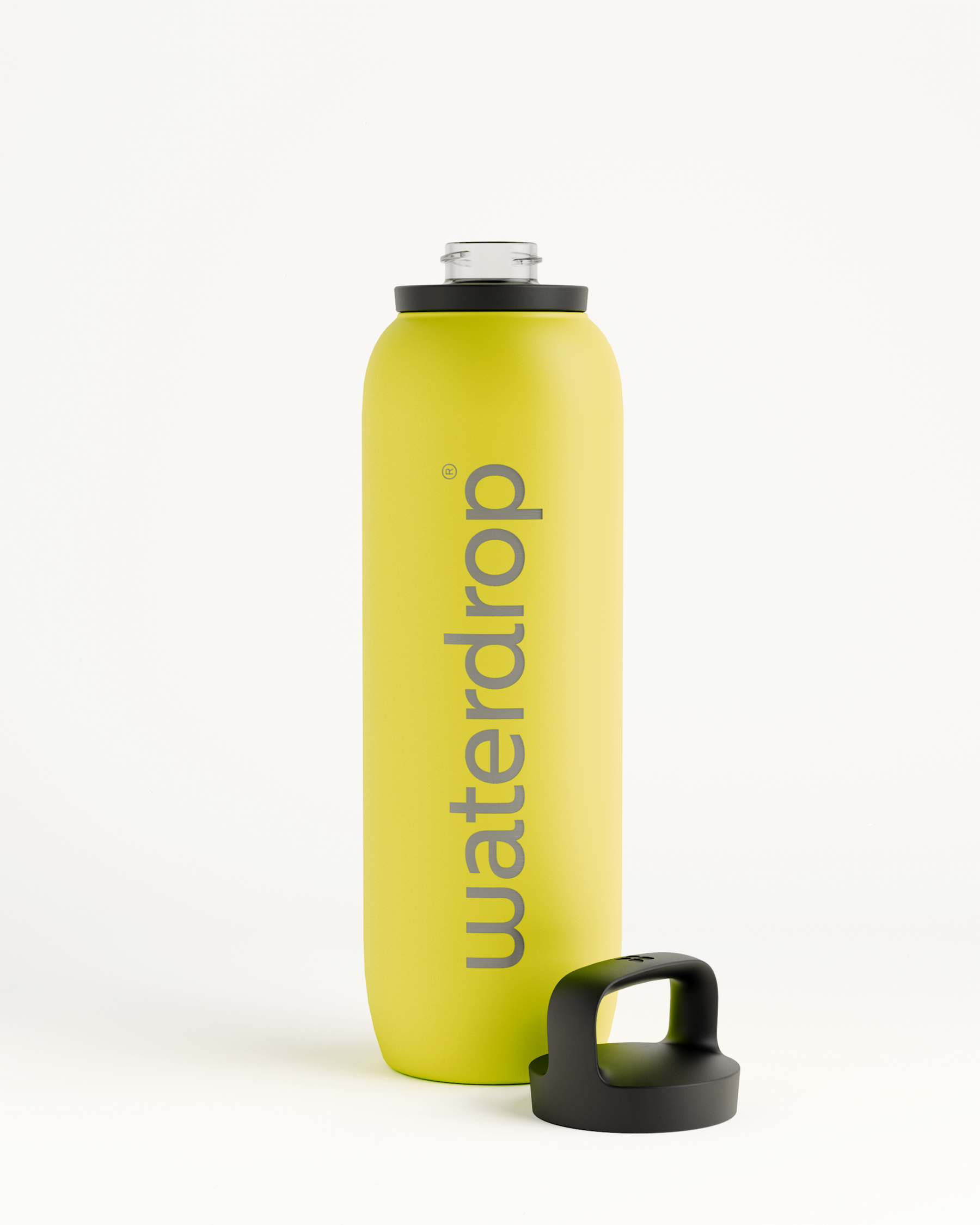 Waterdrop Neon Yellow · All-Purpose Thermo · Spout Lid - Spout Lid Neon Yellow - 34 oz - Stainless Steel Water Bottle - Insulated Bottle