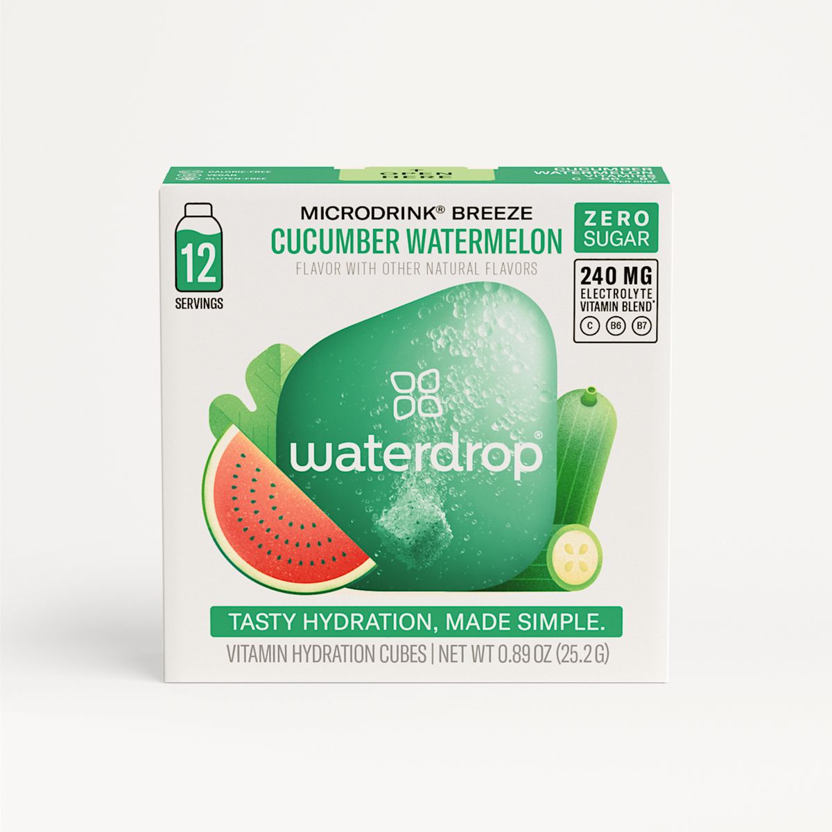 CUCUMBER WATERMELON 12-Pack Microdrink: Order now | waterdrop®