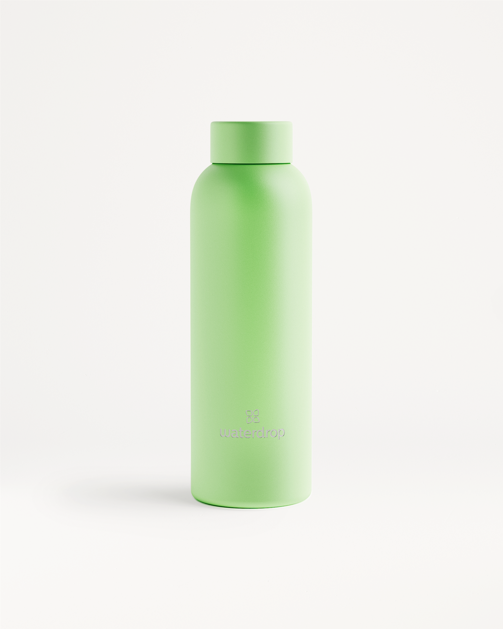 Thermo Steel Bottle with Metal Cap · 20 oz / Brand Green · Double-Walled Stainless Steel Bottle · Leakproof · Keeps Cold For 24 Hours