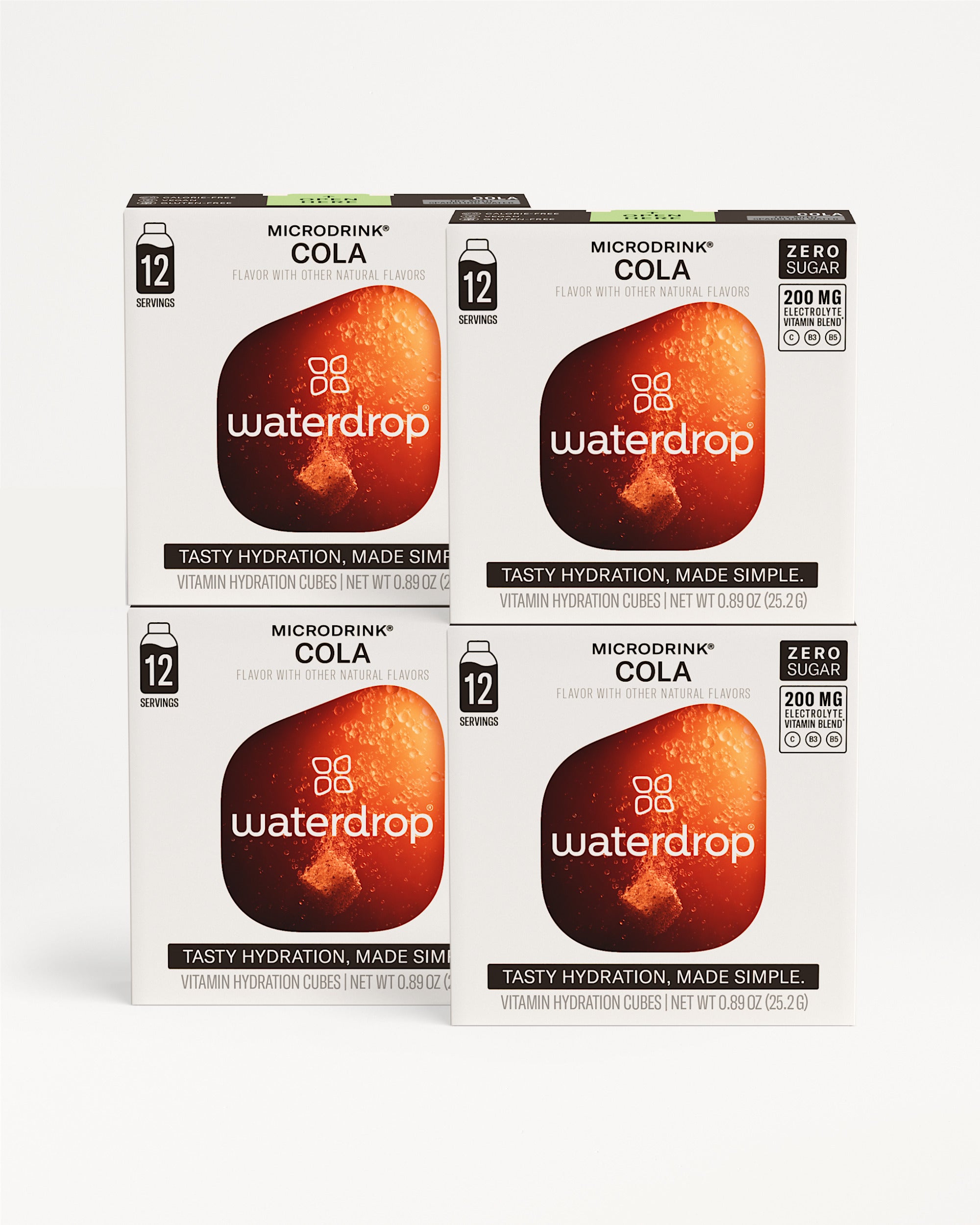 Waterdrop Hydratation - 3 Boîtes De 12 Portions - Saveurs Orange, Cola, Citron Givré