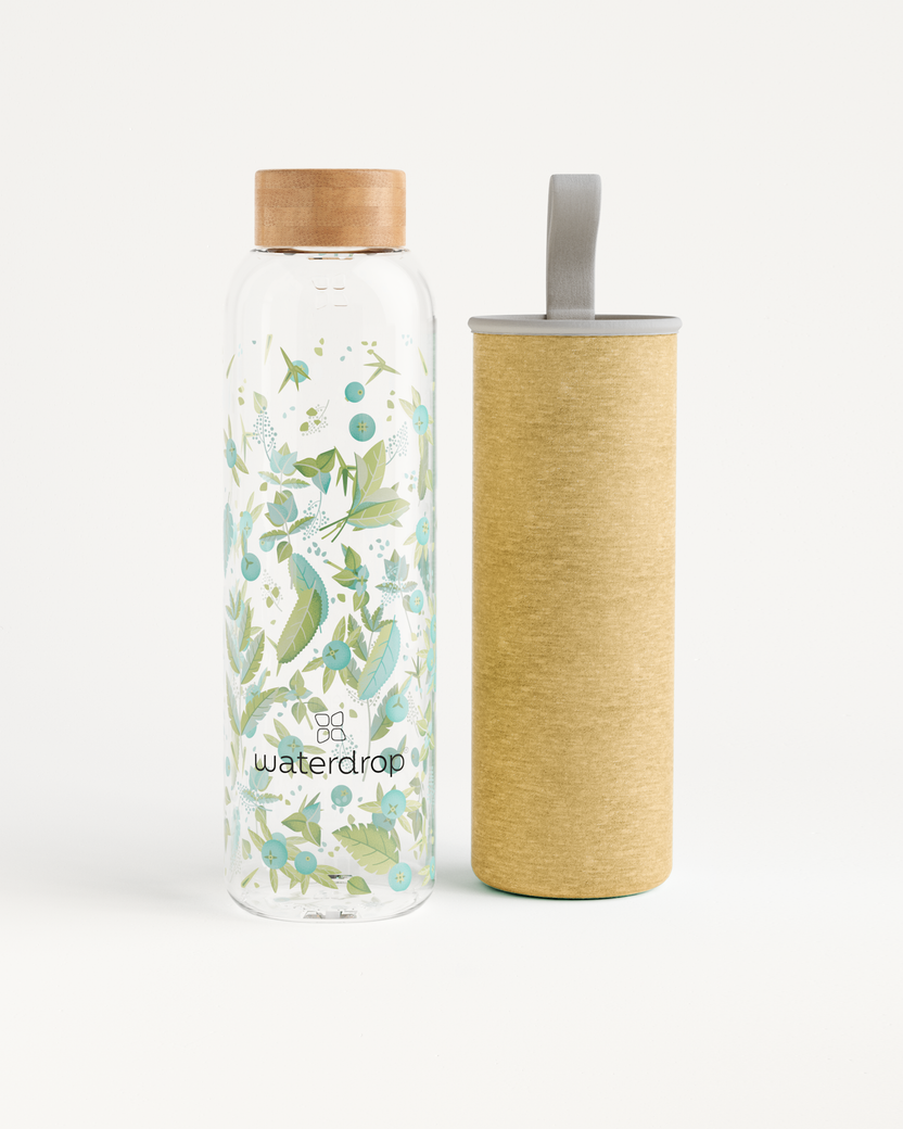 Glass Water Bottle: Reusable & sustainable | waterdrop®
