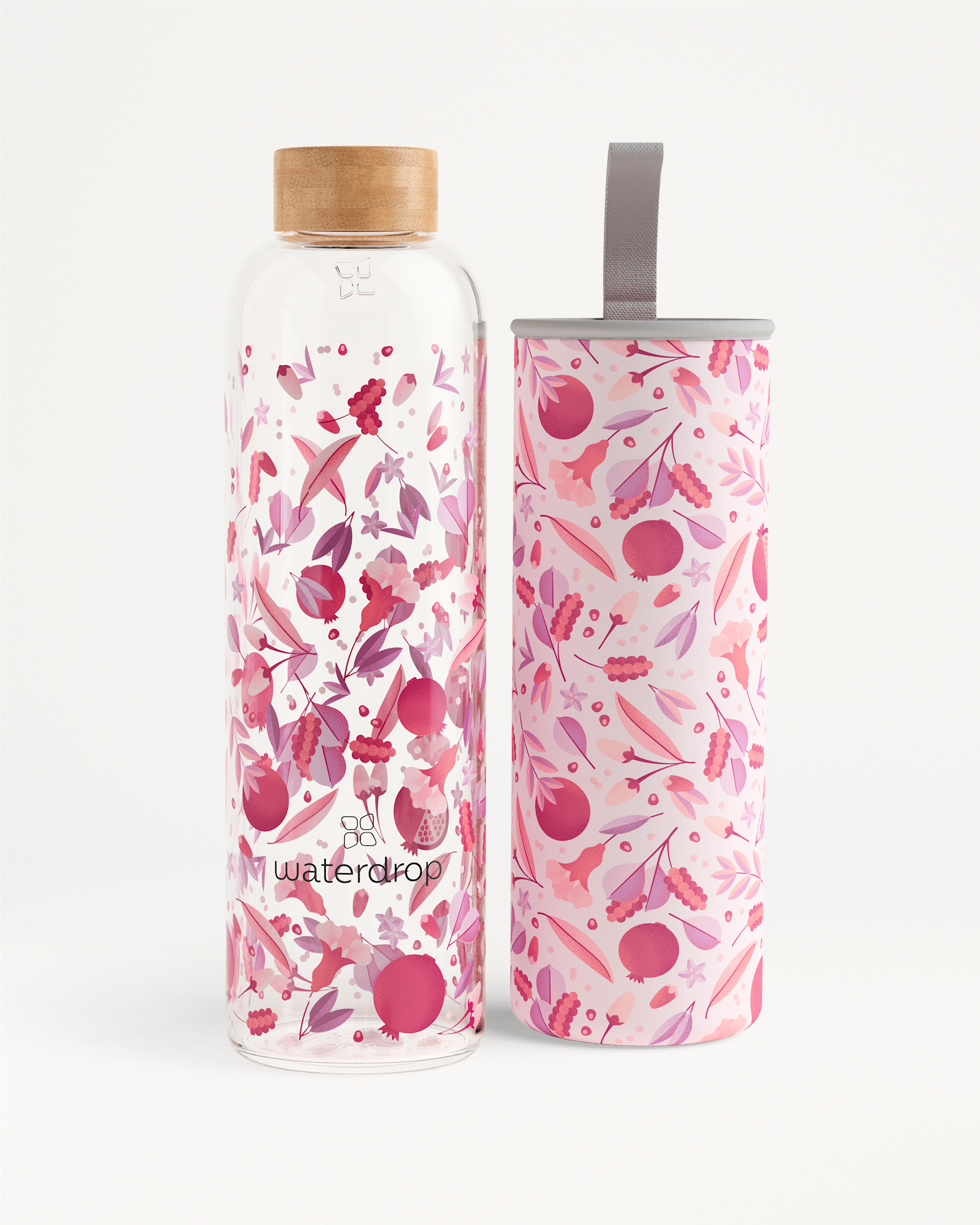 Edition Glass Water Bottle 20, or 34oz (reusable) waterdrop®