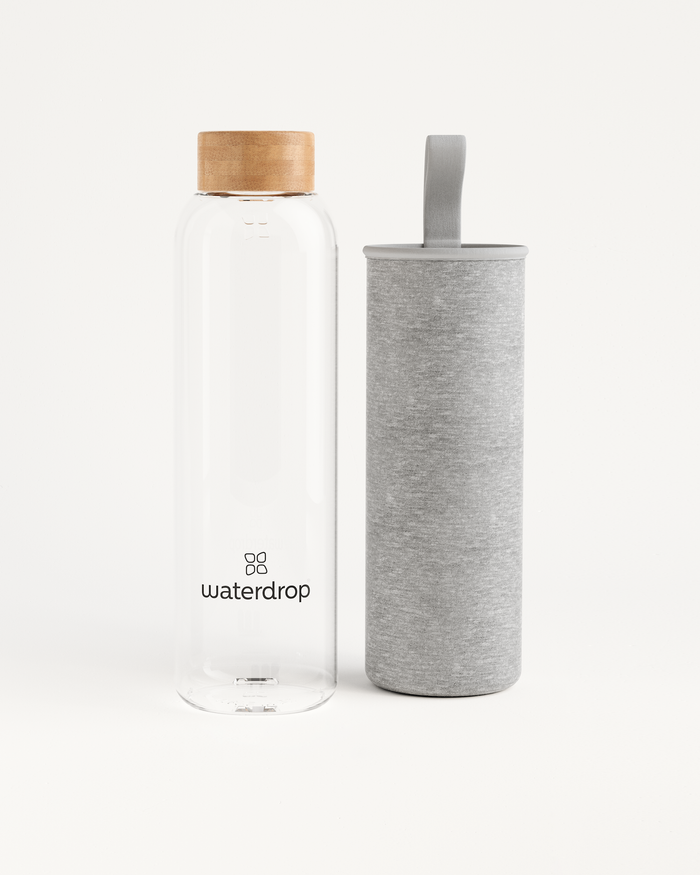 Glass vacuum deals insulated bottle
