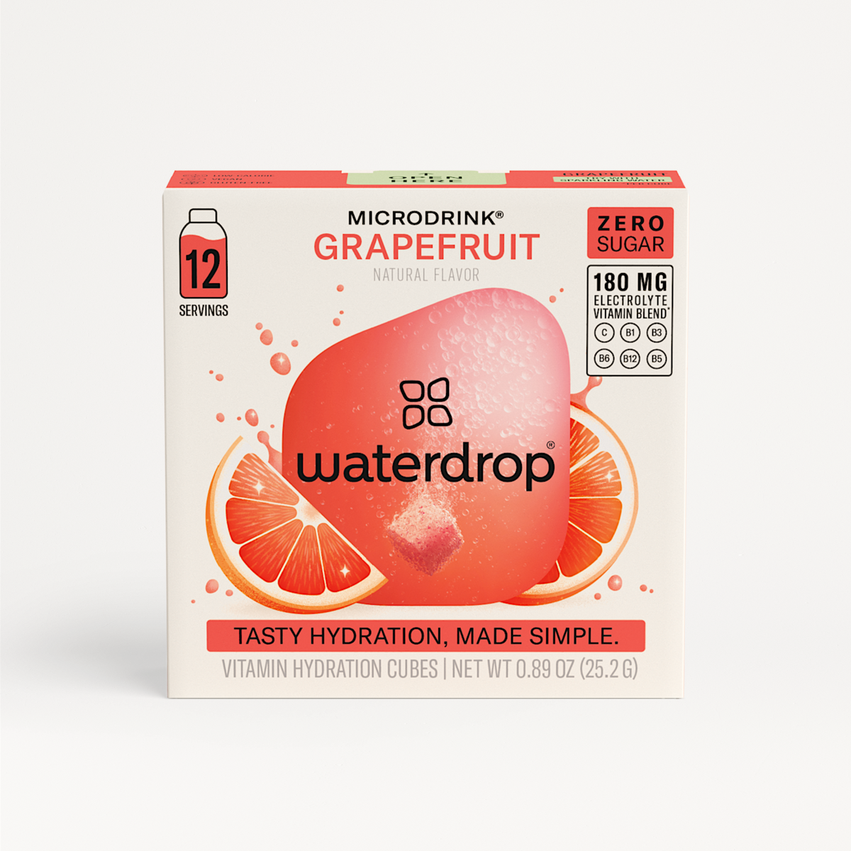 GRAPEFRUIT 12 Servings · Vitamins and Zero Sugar