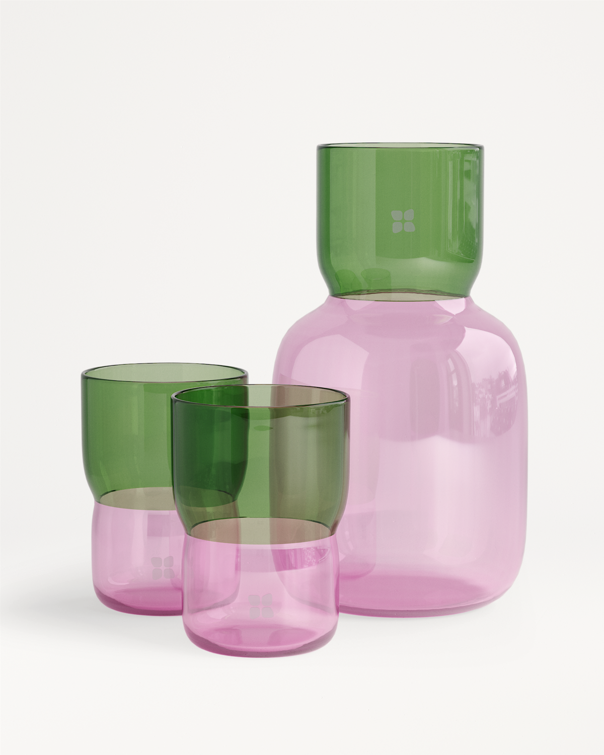 Curved Carafe Set