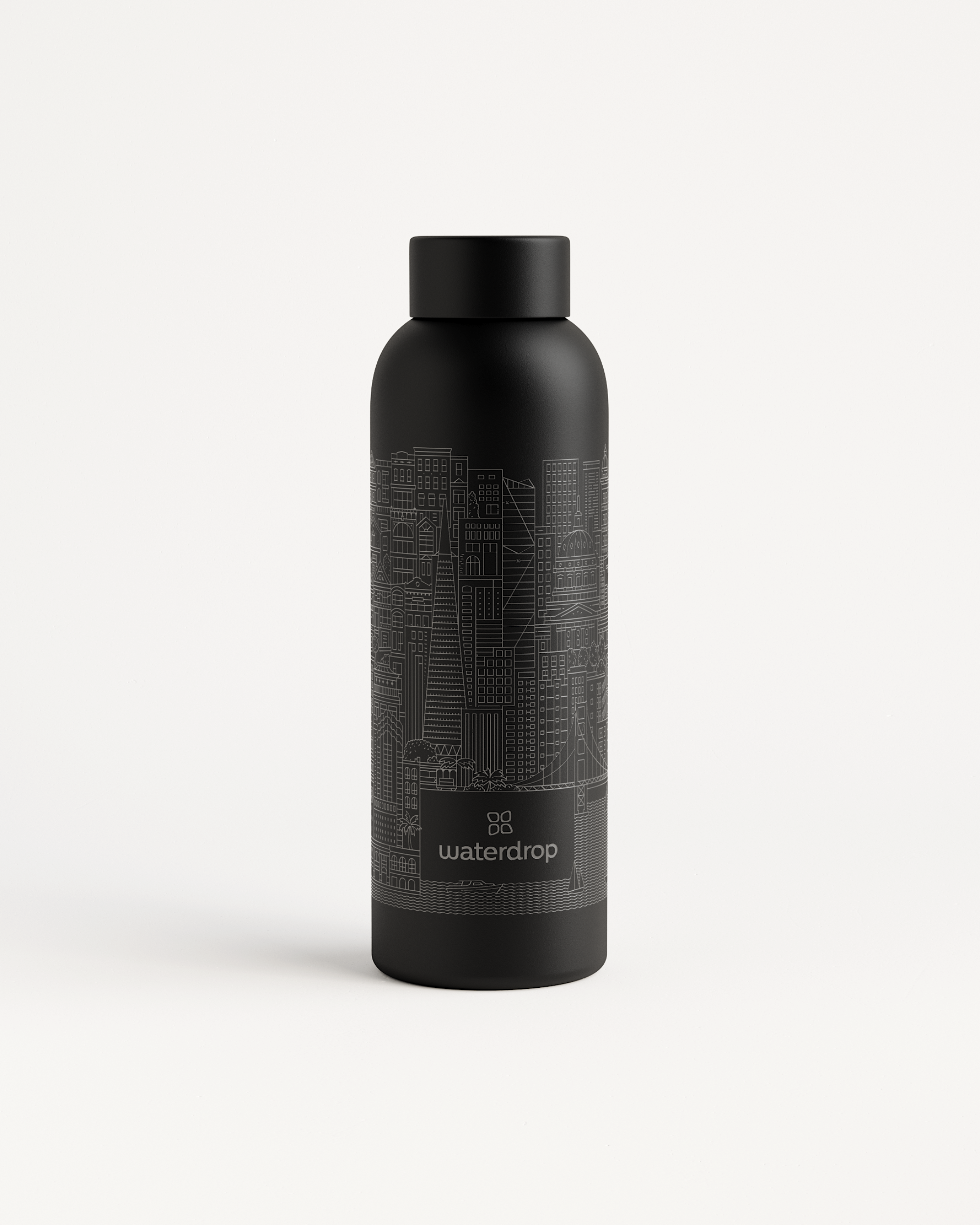 City Thermo Steel Bottle: SAN FRANCISCO | waterdrop®