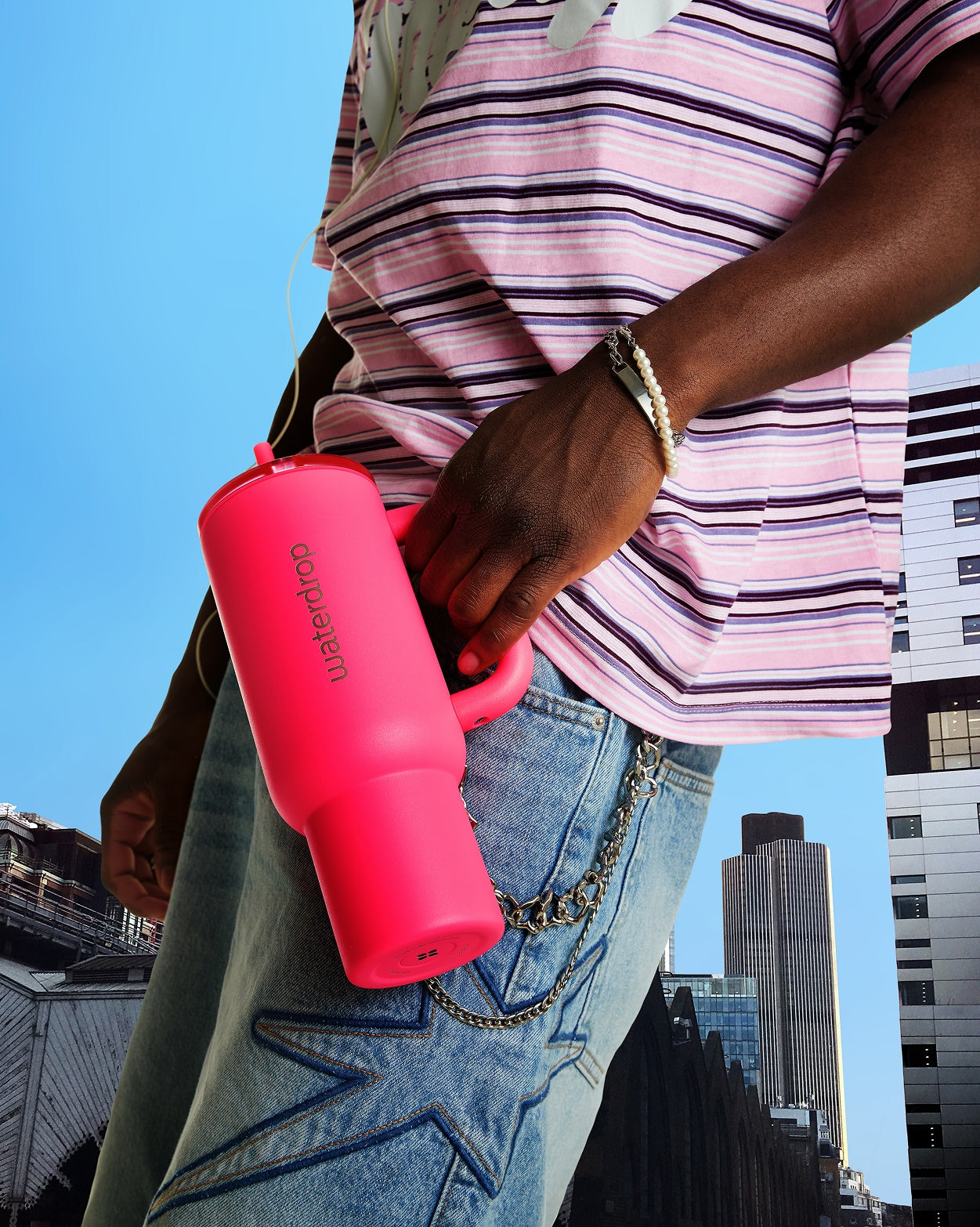 Neon Pink Explorer Thermo Tumbler