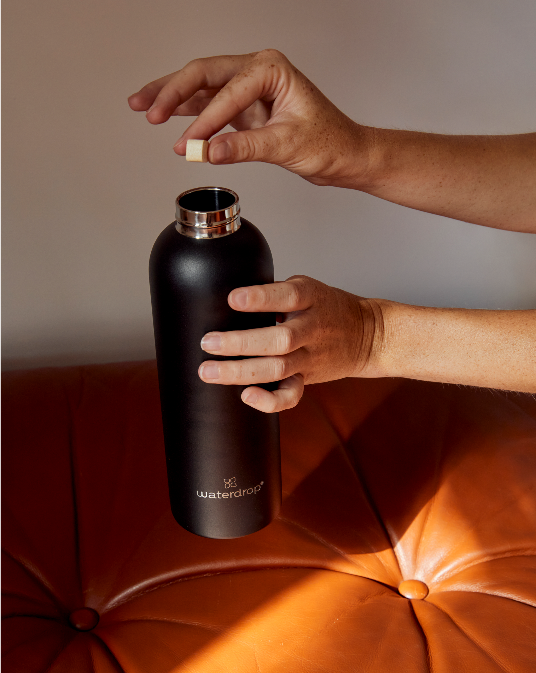 Thermos Flask Water Bottle Black