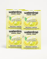 Four white boxes with yellow lemon graphics arranged in a 2x2 grid.