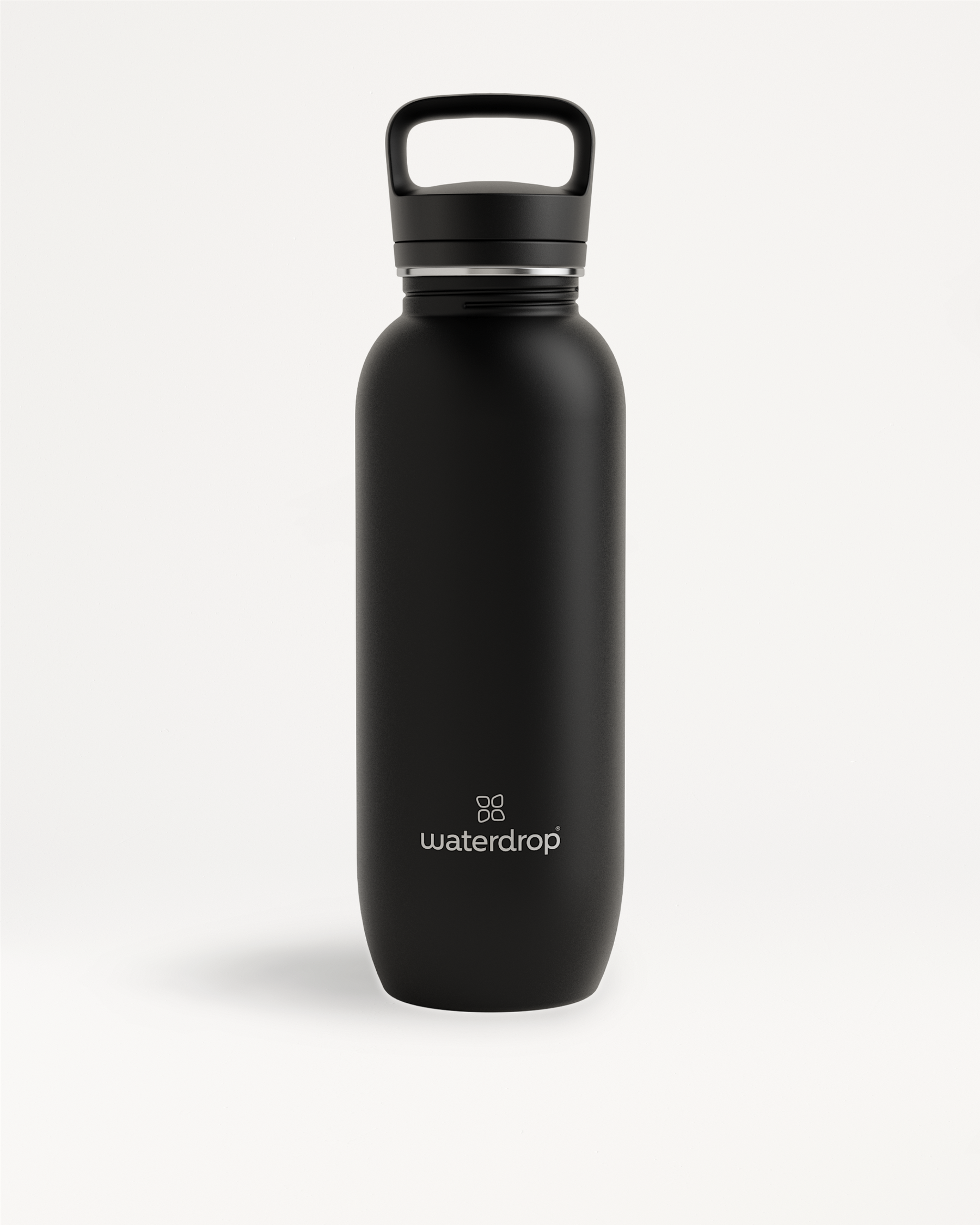 Waterdrop All-Purpose Ultralight · Spout Lid - Black Matt - 41 oz - Stainless Steel Water Bottle - Plastic Free Water Bottle