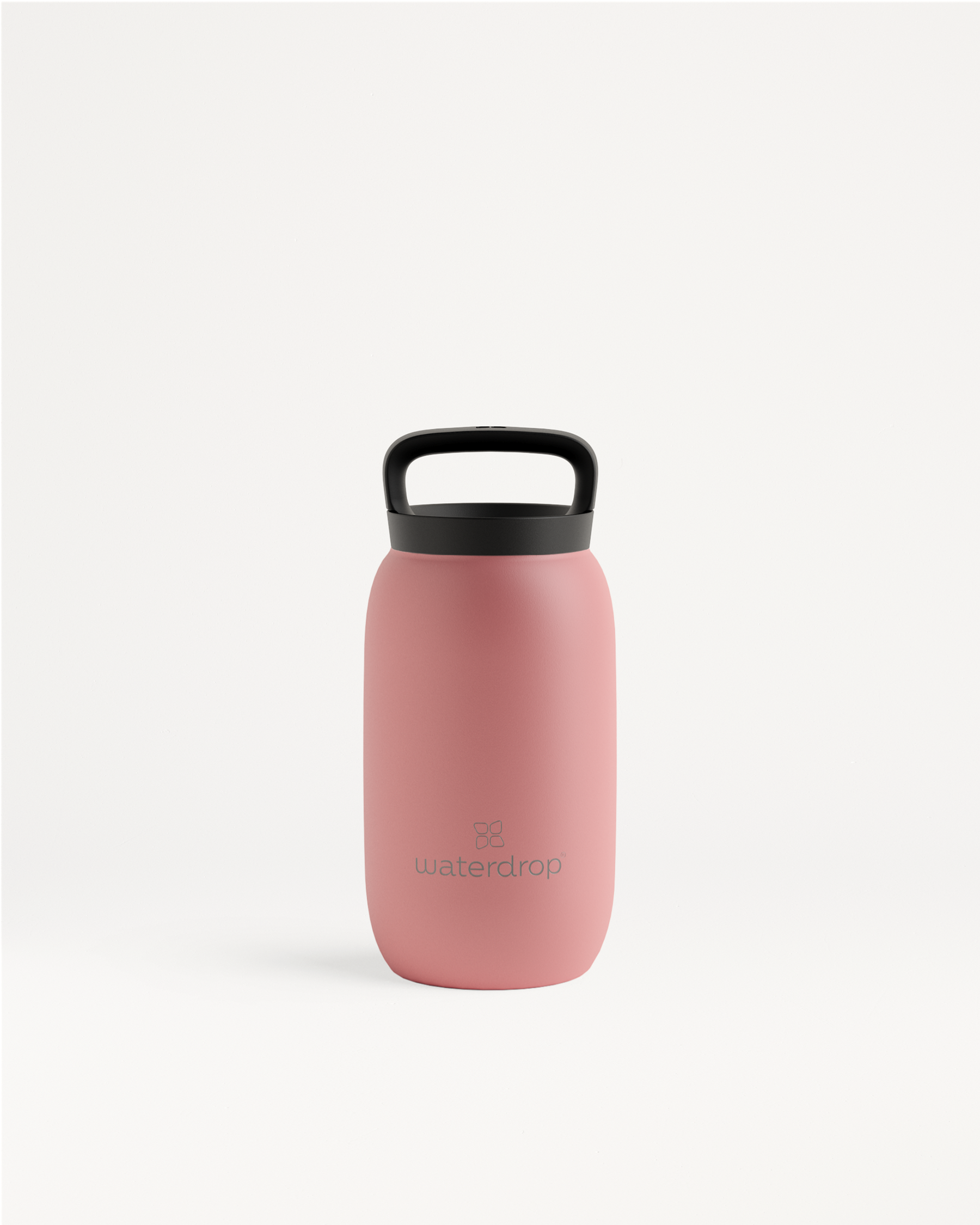 Waterdrop All-Purpose Thermo · Loop Lid - Dusty Pink Matt - 20 oz - Stainless Steel Water Bottle - Insulated Bottle - Plastic Free Water Bottle