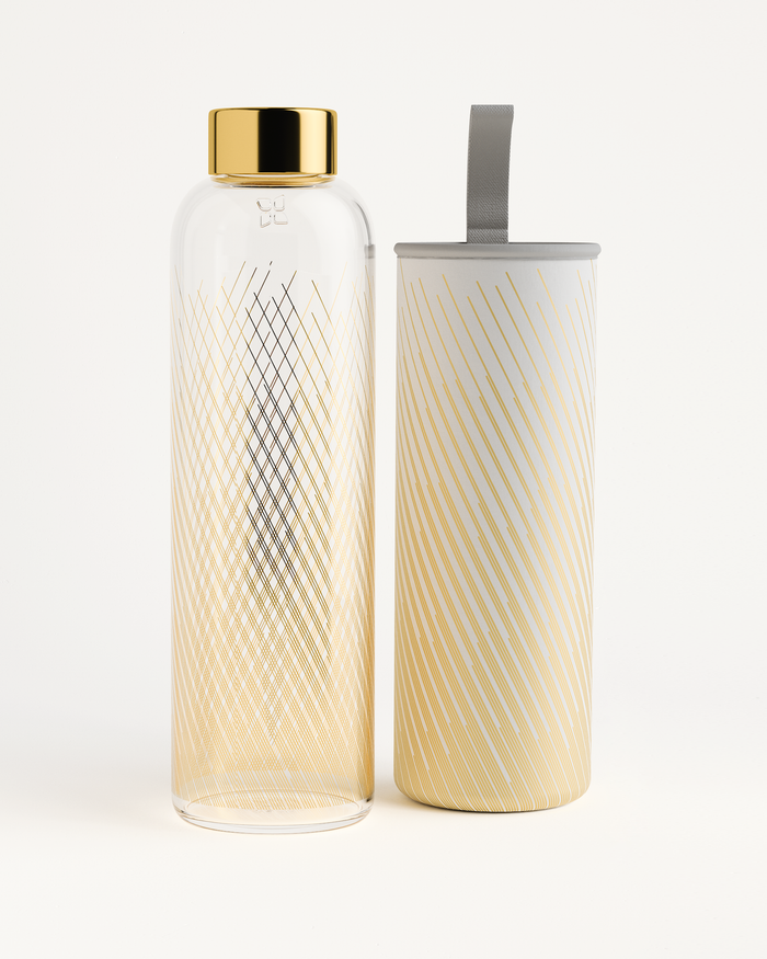 Reusable Glass Water Bottle