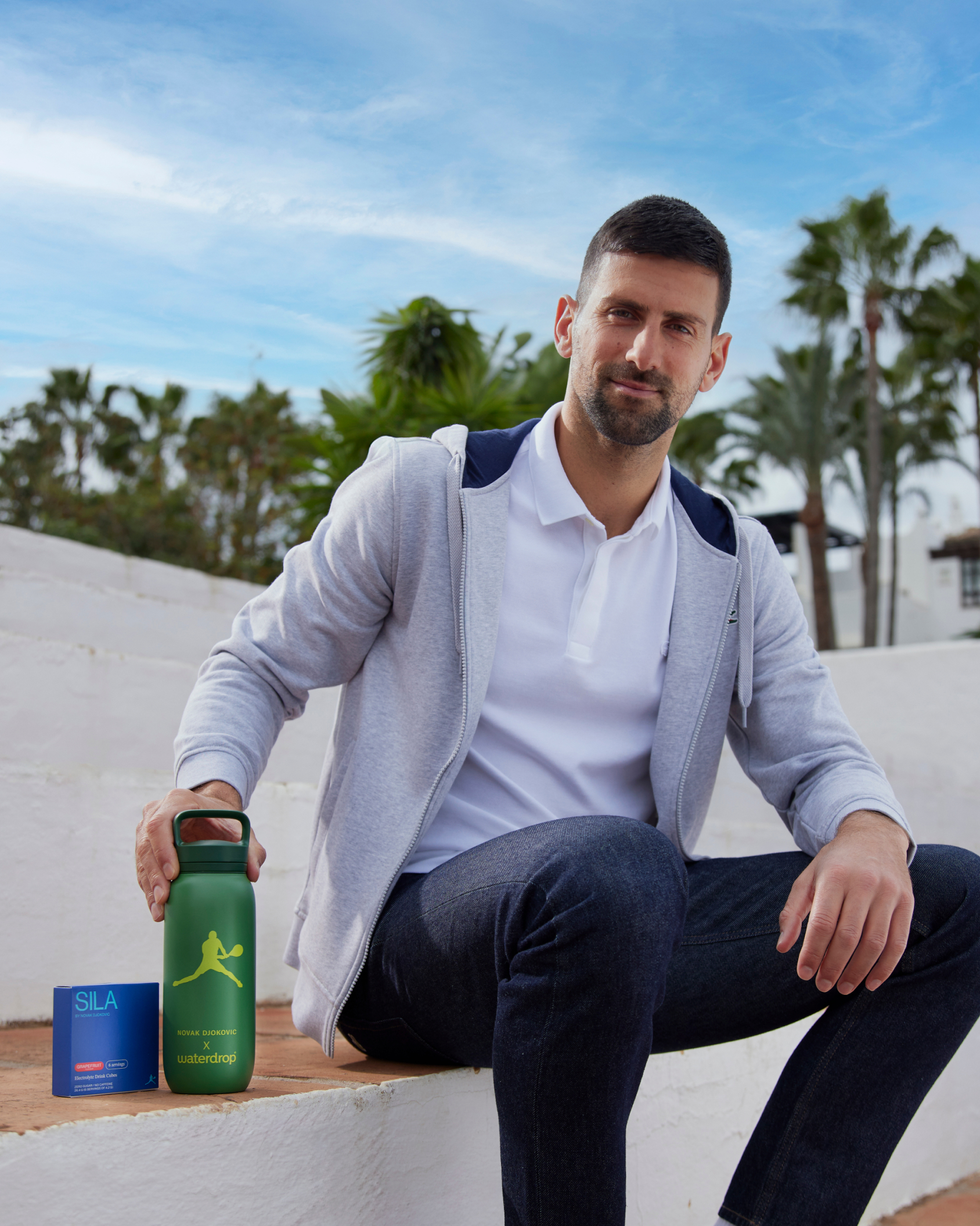 Novak Djokovic Bottle Set