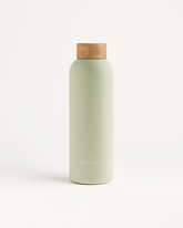 Thermo Steel Bottle · Bamboo cap