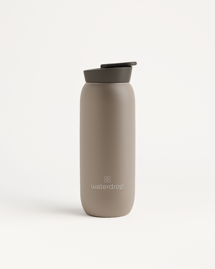 Thermos water bottle, vacuum insulation mobile phone mug 400ml