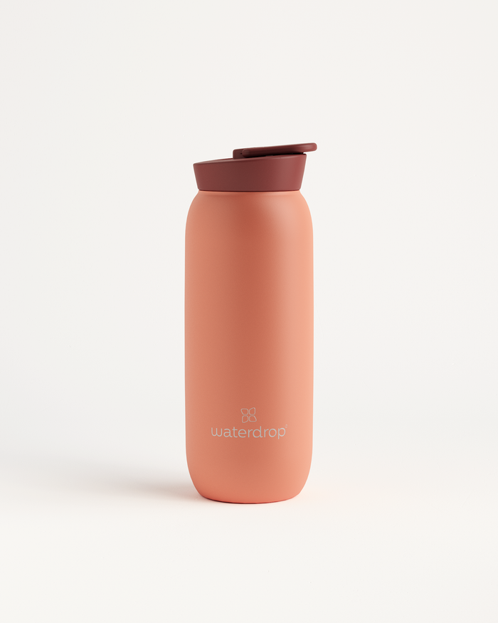 Waterdrop All-Purpose Tumbler - Terracotta Matt - 14 oz - Coffee Tumbler - Coffee Mug - Leak Proof Travel Mug