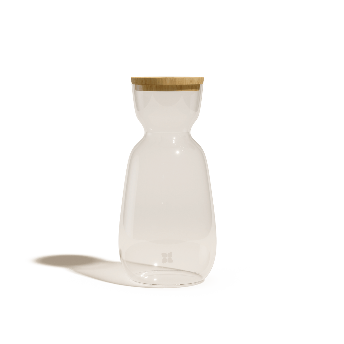 Carafe made of highquality glass (20 oz) waterdrop®