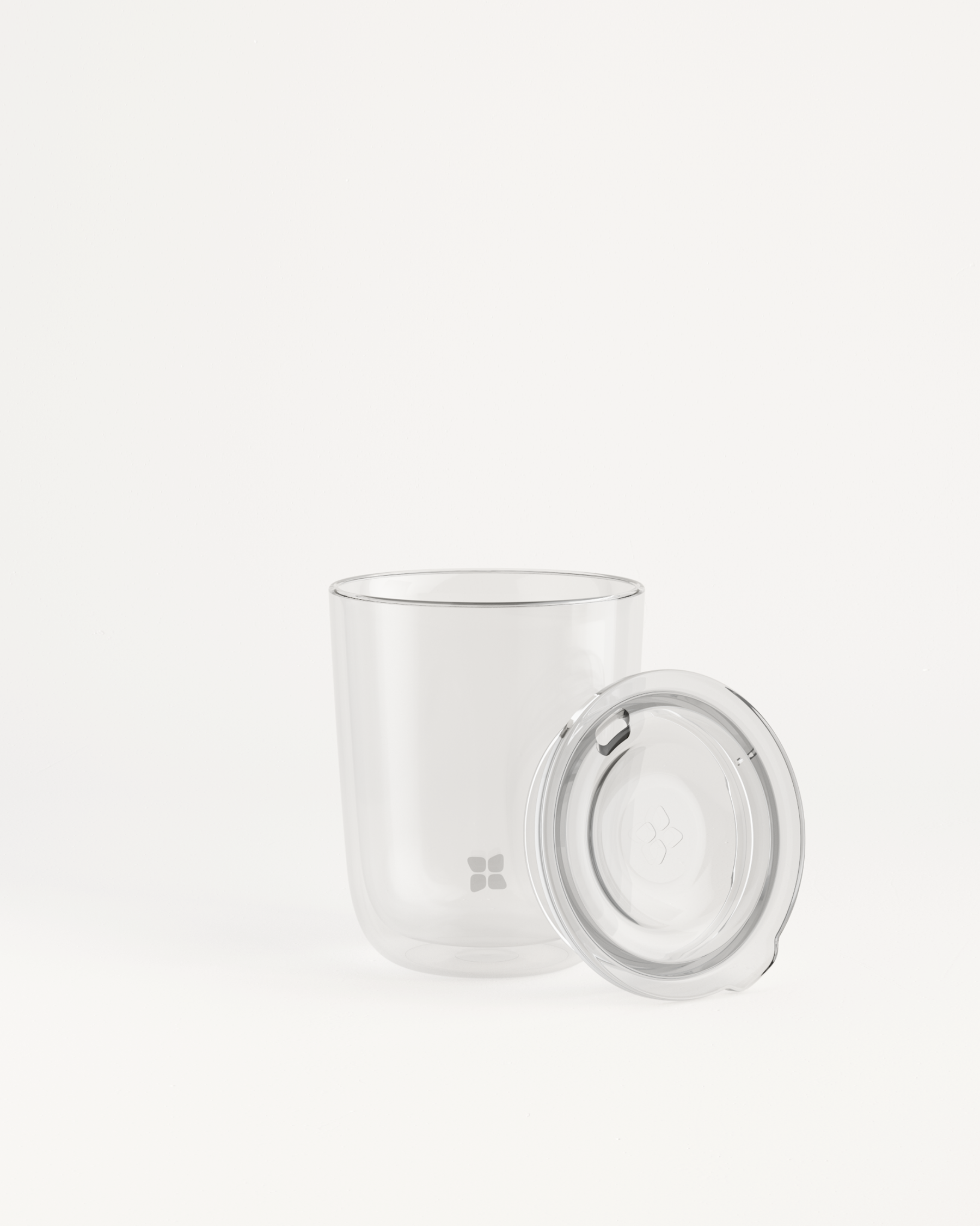 Transparent Glass Porcelain Cup Set - Tea Time Connection