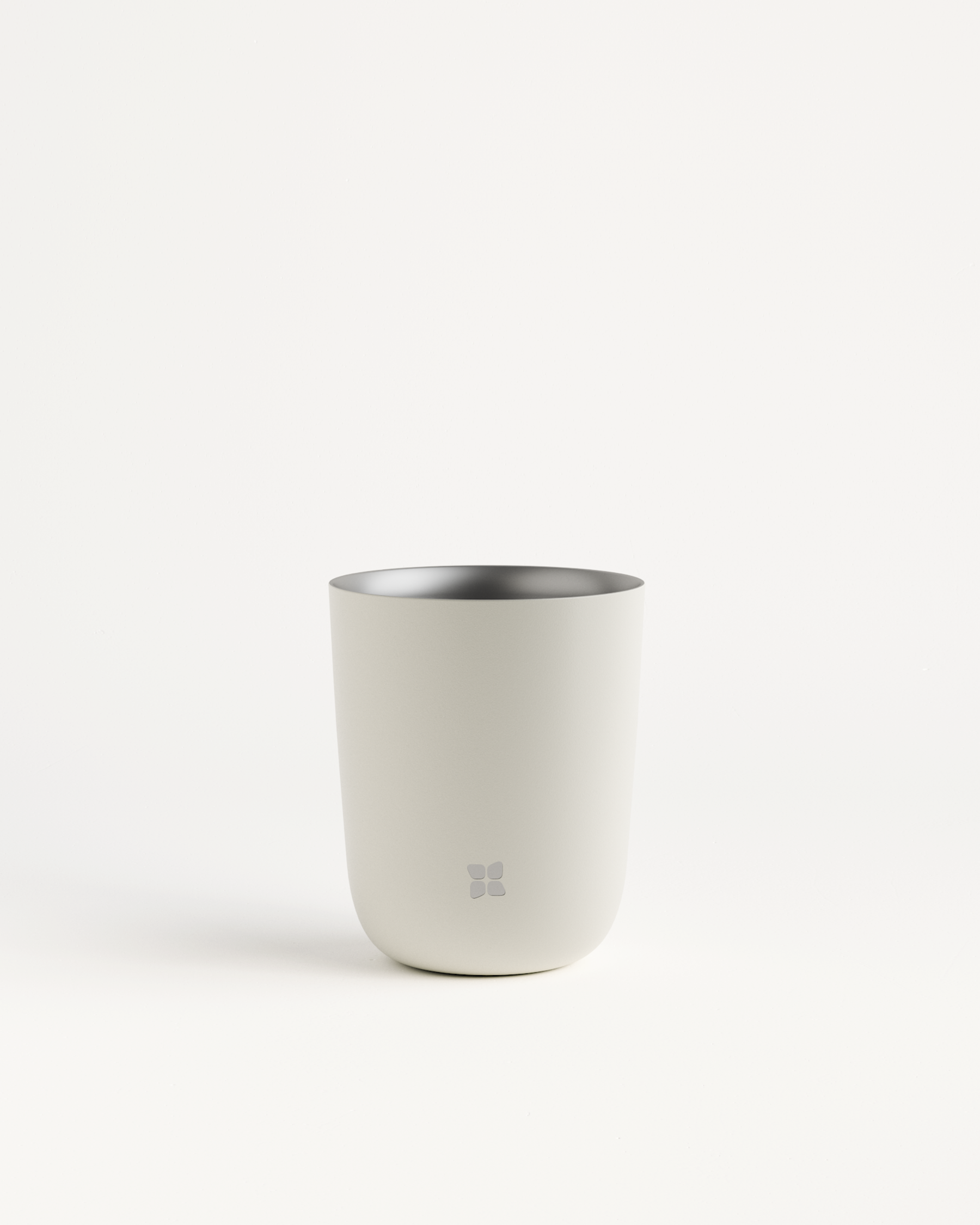 Waterdrop Steel Cup - Pastel Olive Matt - 12oz - Heat-Resistant Double-Walled Stainless Steel Cup